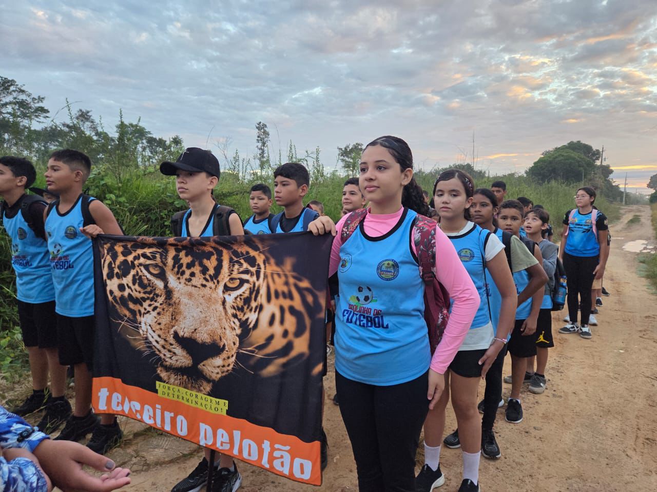 Guarda Mirim do 8º BPM promove marcha rústica com participação de pais e apoio da comunidade