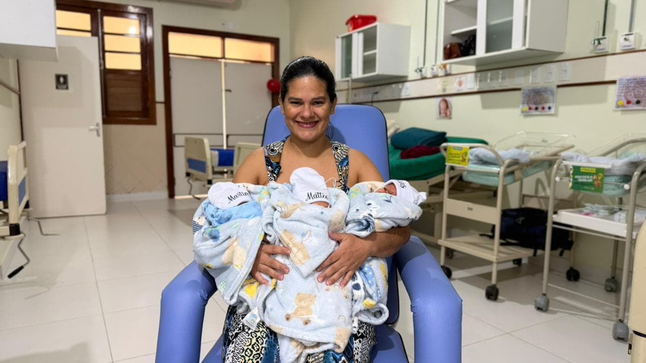 Acreana vive primeiro Dia das Mães após nascimento de trigêmeos