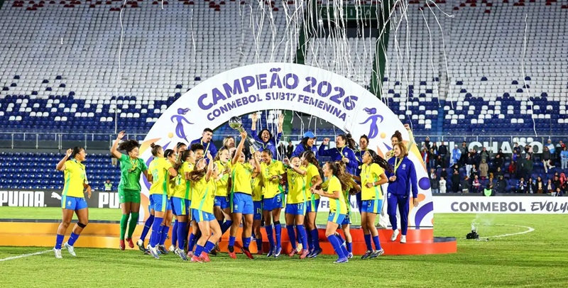 Brasil derrota Argentina e é campeão Sul-Americano Sub-17 feminino