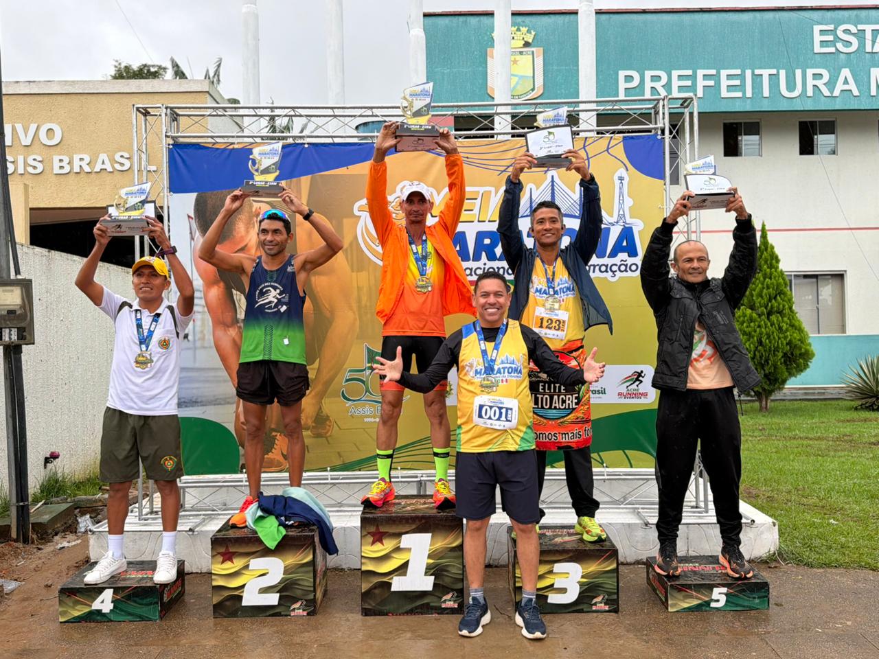 1ª Meia Maratona da Integração reúne 200 atletas de Brasil, Peru e Bolívia em Assis Brasil