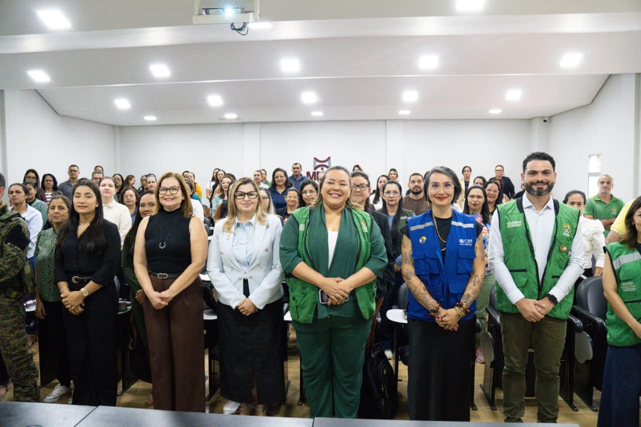 No Juruá, governo do Acre promove abertura da formação de servidores públicos sobre migração e combate ao tráfico de pessoas