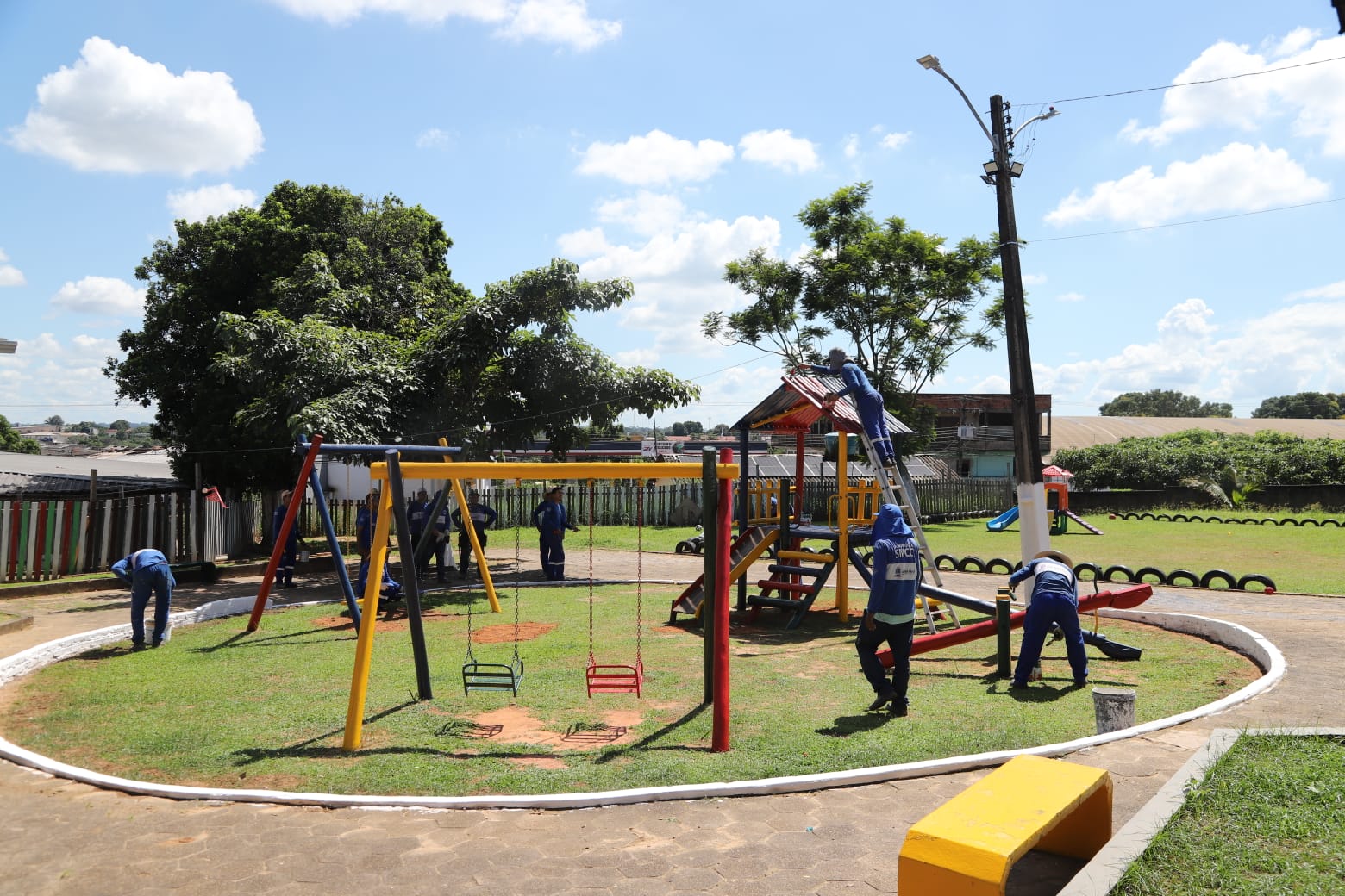 Prefeitura de Rio Branco revitaliza espaços de lazer no Educandário Santa Margarida