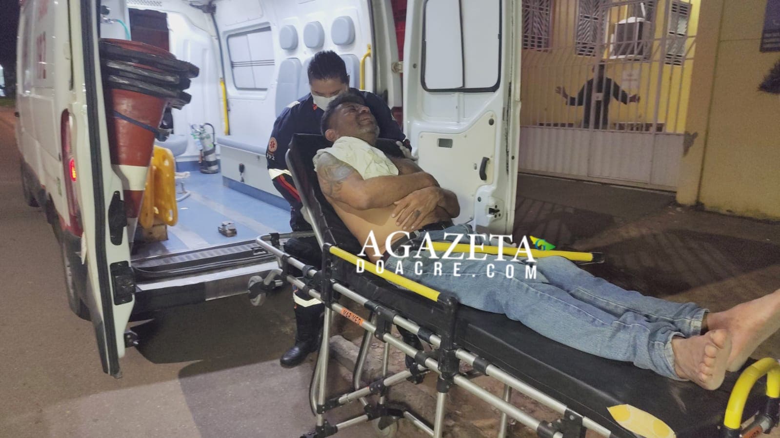 Agressão em via pública deixa homem ferido com fraturas nas costelas em Rio Branco