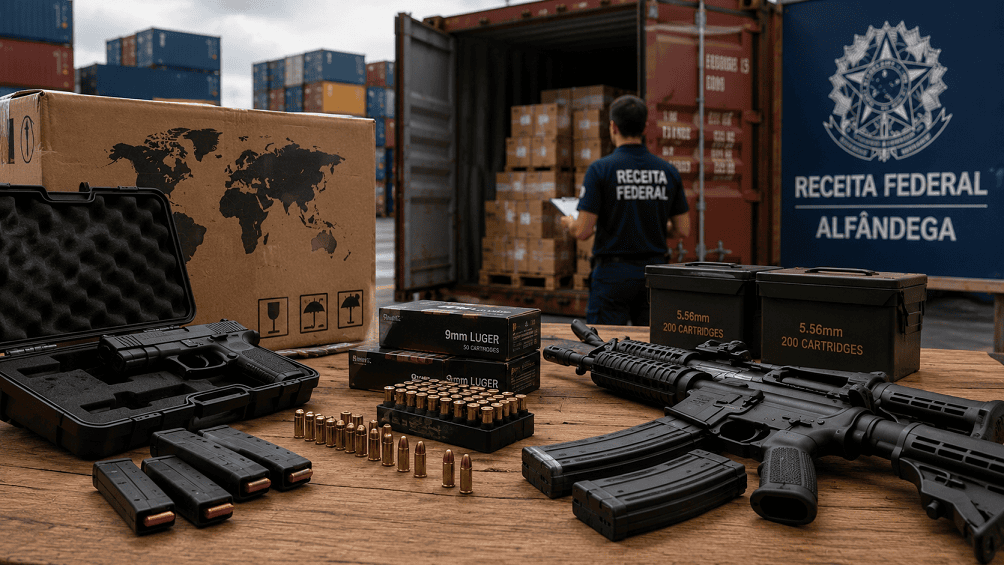 Armas e munições lideram importações do Acre em 2026, aponta boletim da Seplan